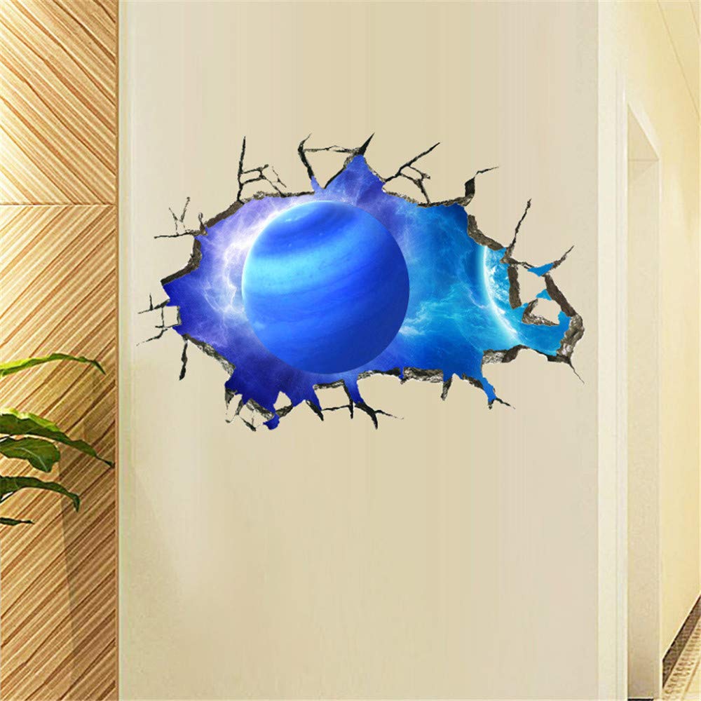 Pegatinas De Pared 3d Cosmic Galaxy Planet Decoracion De La Pared