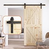 SKYSEN 6FT Sliding barn Door Hardware kit, Barn