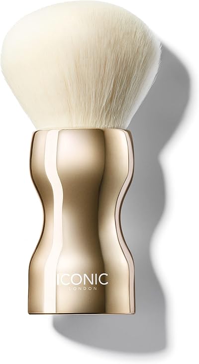 ICONIC London Tan & Buff Kabuki Brush Fake Tan Applicator Liquid Mousse Gel