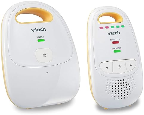Automotive - VTech Upgraded Audio Baby Monitor with Rechargeable Battery, Long Range, and Crystal-Clear Sound