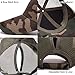 Beurlike Ponytail Baseball Cap High Bun Ponycap Adjustable Mesh Trucker Hats(Camo)