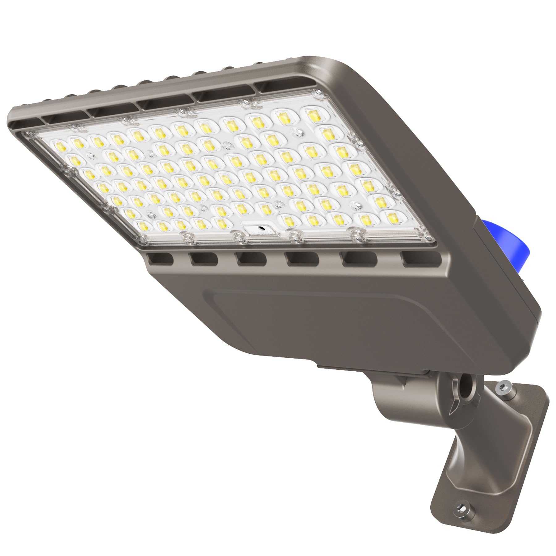 Photo 1 of 480V LED Parking Lot Light, 200W LED Shoebox Light AC 277-480V,UL & ETL, IP65 Waterproof Dusk to Dawn Parking Lot Light with Arm Mount, Outdoor Street Light for Parking Lot Sports Stadium