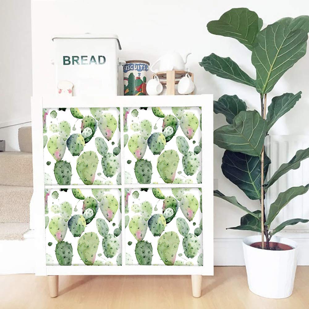 Alwayspon Self-Adhesive Dresser Sticker, Peel and Stick Furniture Stickers/Decals, Removable Furniture Skin (002, Expedit/Kallax)