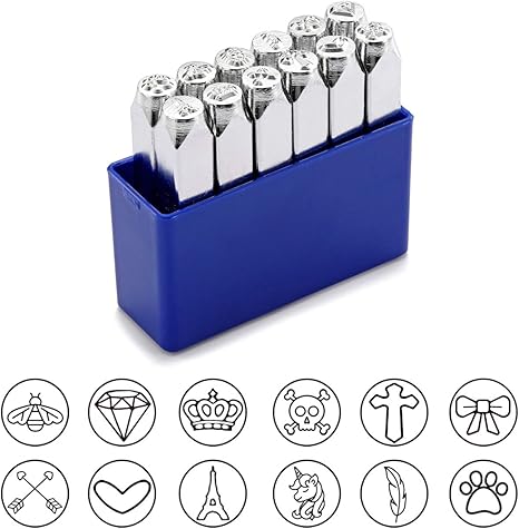 Amazon Co Jp Jsdde 打刻印 刻印 柄 革 6mm 革工具 レザークラフト Diyレザーツール 刻印 工作 趣味 加工 手作り スタンプ セット 1 ホビー