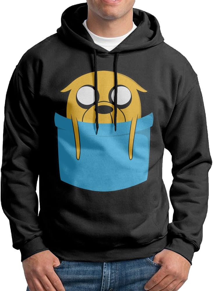 Curcy Adventure Jake Pocket Hoodies Hoodie For MenHiking Black