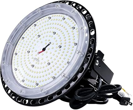 Amazon Co Jp Led高天井灯 工場灯150w Ufoハイベイライト Ip65防水 シーリングライト スポットライト lm ビーム角1度 消費電力150ｗ 電気代70 カット 拡散型led投光器 作業灯 看板照明 吊下げタイプ ｍeanwell電源付 150w Acプラグ付 5m配線 Led Led 150w Ufo