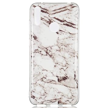 Lomogo Huawei Y7 2019/Y7 Pro 2019 Case Soft Silicon Case Shockproof Anti-Scratch Marble Case Cover for Huawei Y7 Prime 2019/Y7Pro 2019 - LOYHU190237 L9