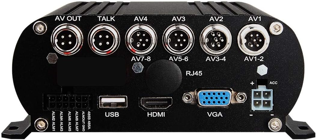 New 1080P MDVR Blackbox 3-4 Cam DVR System with GPS for Truckers and Fleets (with 4 Cameras / 7 Inch LCD / 128GB Included)