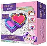 Casting Craft Kit - Heart Keepsake Box - Design And Decorate Your Own Heartshaped Boxes ( Paint, Molds and Brushes Included )