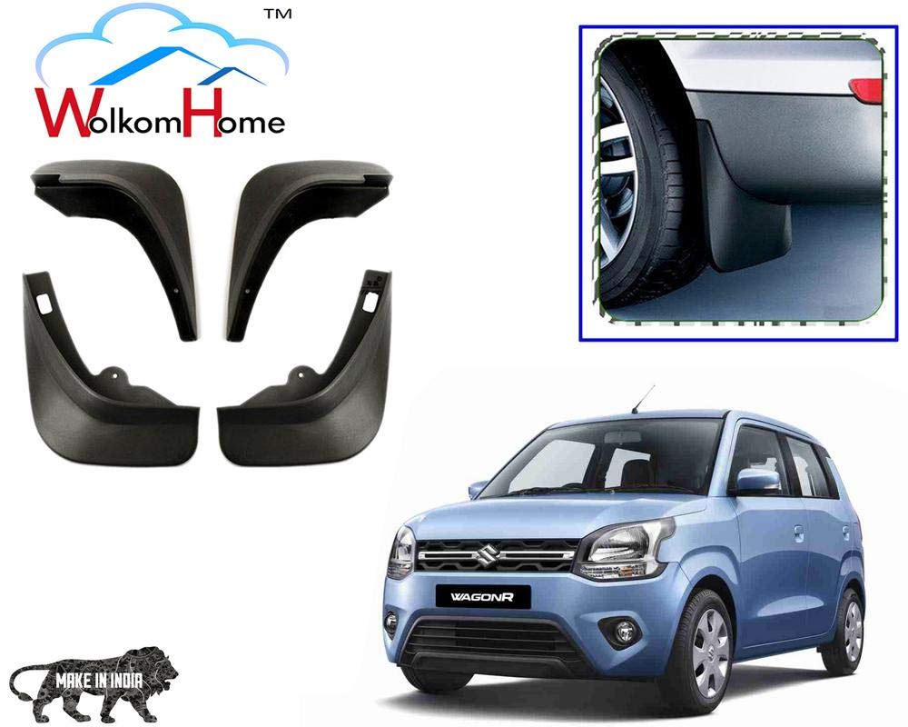 WolkomHome Car O.E Type Mud Flaps/MudGuard for Maruti Wagon R WagonR