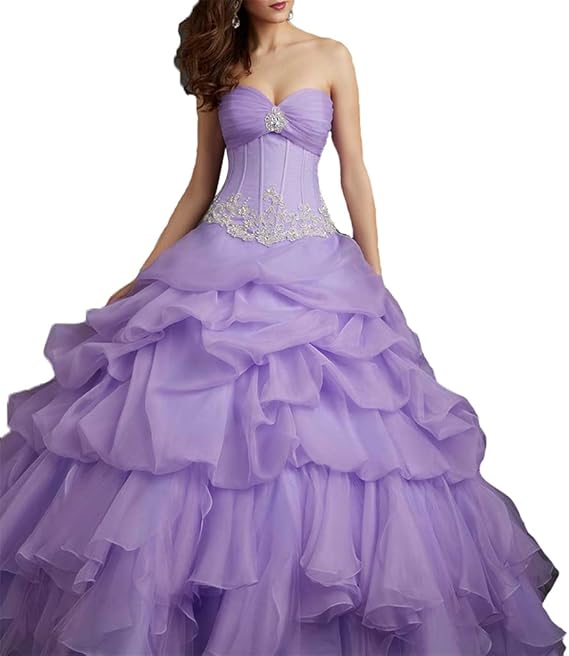 quinceanera lavender dresses