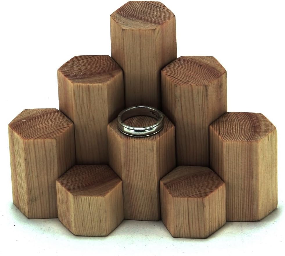 wooden display blocks