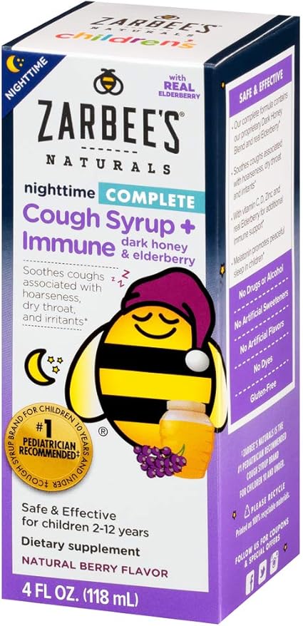 Amazon Com Zarbee S Naturals Children S Complete Cough Syrup