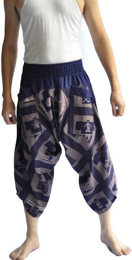 cotton harem pants men
