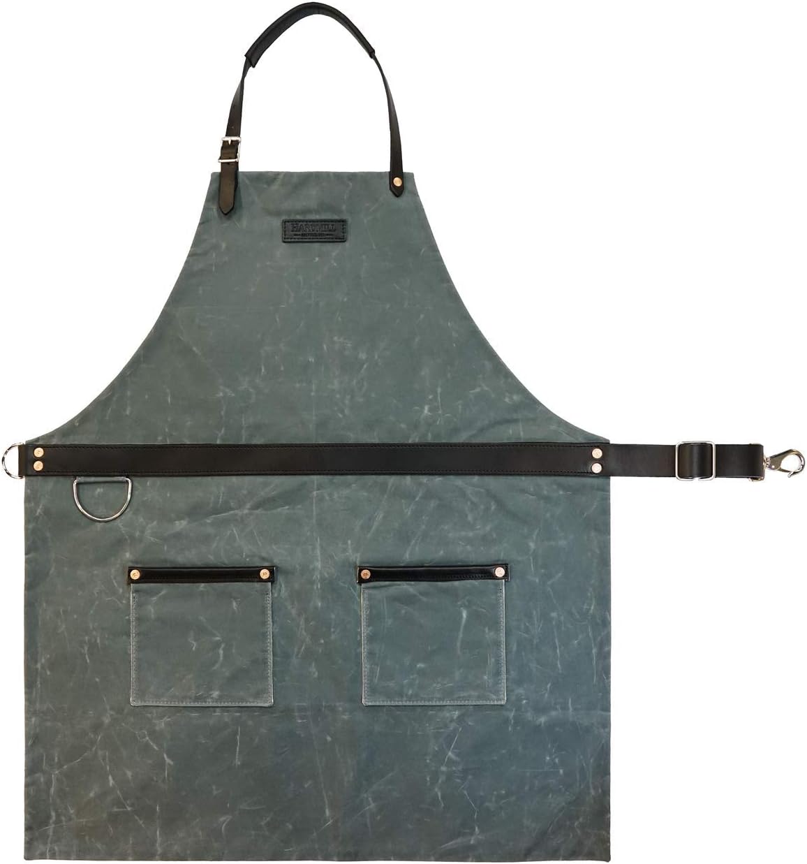 Rugged Apron - Waxed Canvas - Charcoal - Made in USA