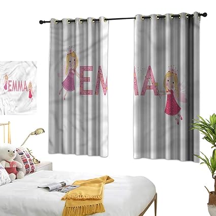 Amazon Com Lightly Long Curtains Emma Cute Fairy Princesses