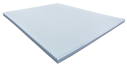 title=Baldiflex Topper Correttore Materasso Francese in Memory Foam Fresh Wave, Fodera
