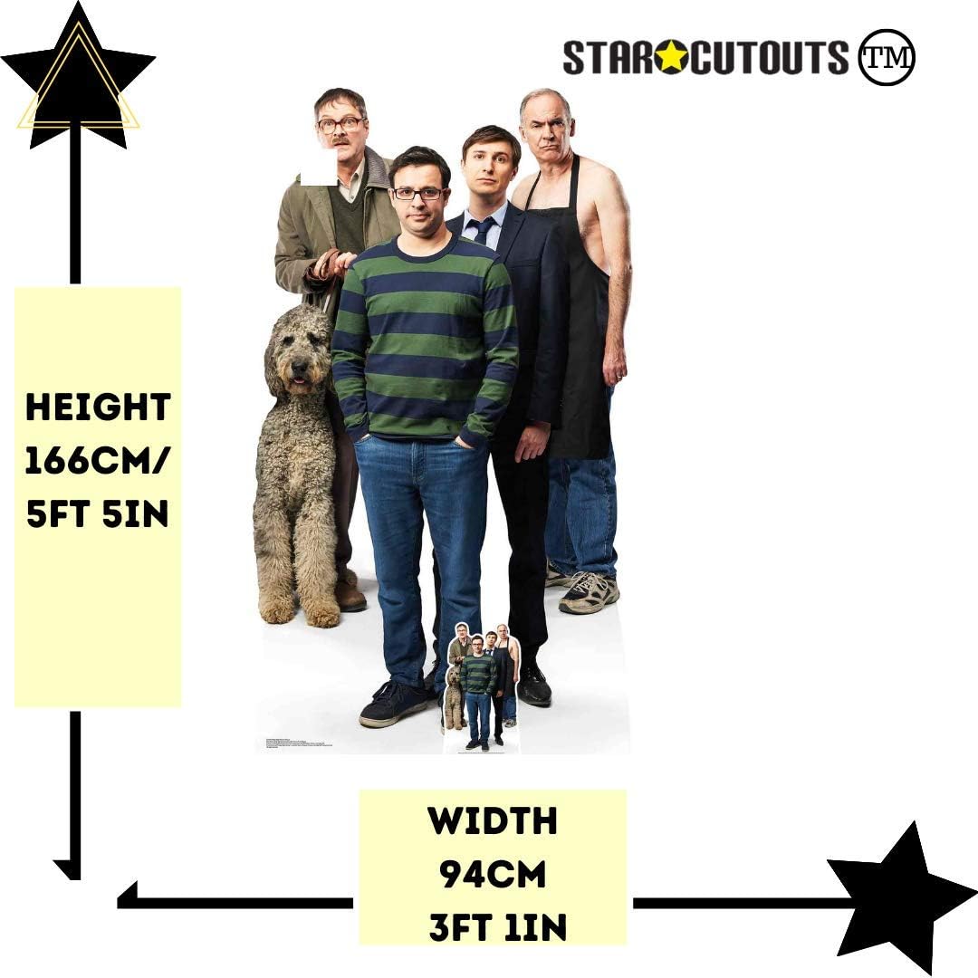 STAR CUTOUTS SC1634 Friday Night Dinner Family Jonny, Adam, Jim & Dad Lifesize Cardboard Cutout - Image 3