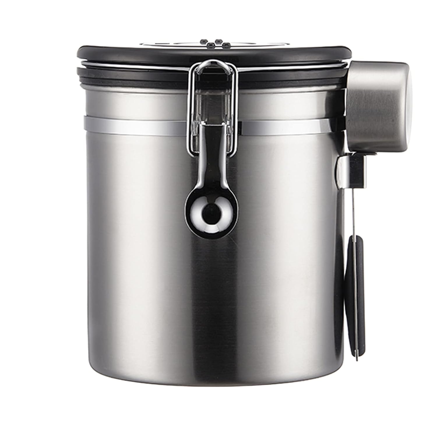 Sealed Coffee Bean Holder Kitchen 304 Stainless Steel Food Storage Jug