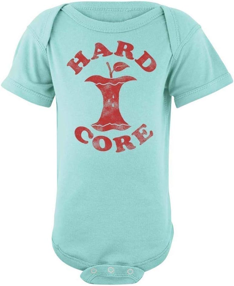 Baby Hardcore Apple Bodysuit - Funny Vegan Onesie