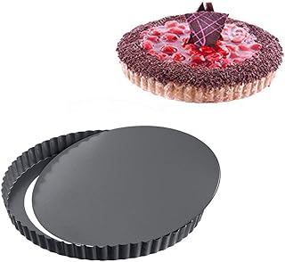 meleg otthon Tarteform,Quicheform,Non-Stick Mit Hebeboden Torte Baking Pan,Obstku chenform und Backform (28cm*1)