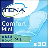 TENA Comfort Mini Super Incontinence Pads 905 ml 30 pcs Adhesive Strips