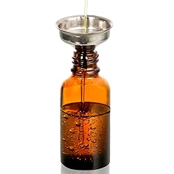 24 Pcs, 2 oz Dark Amber Dropper Bottles with 6