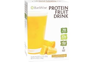 BariWise Protein Fruit Drink, Pineapple Orange, Low Sugar, Gluten Free, Keto Friendly & Low Carb (7ct)