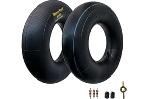 MERRYYARD 2-Pack of 13 * 4.00-6" Inner Tubes,TR13 Straight Valve Stem,High air tightness,Heavy Duty Replacement for Hand Truck,Wheelbarrows,Mowers,Utility Wagon,for 4.10/3.50-6 Wheel,350/400-6,3.50-6,4.10-6