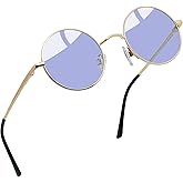 Joopin Retro Small Round Sunglasses Hippie Circle Sun Glasses Polarized UV400 Protection Metal Shades for Men Women