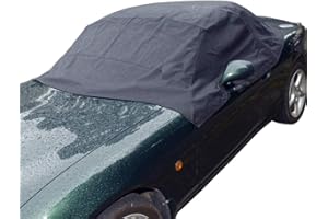 North American Custom Covers Compatible Soft Top Roof Protector Half Cover for Mazda Miata MX5 Mk1 Mk2 Mk2.5