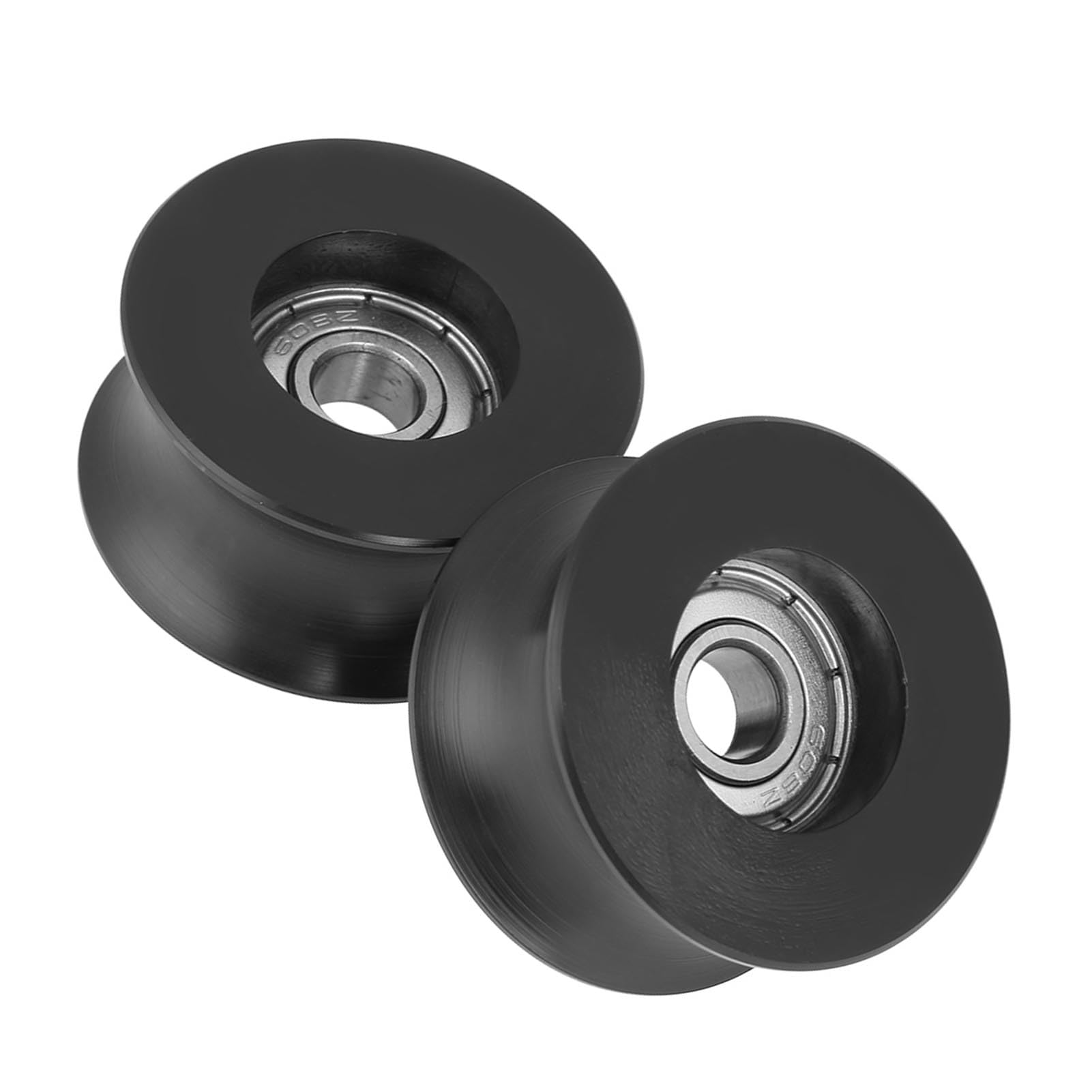 FTVOGUE 4pcs 0840UU U Type U-Groove Pulley Roller Guide Wheel 8x40x20.7mm