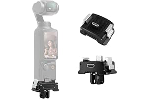 MINICOR Universal Type-C Quick Release Charging Dock with 1/4" Tripod Screw Adapter – Compatible with Pocket-Sized Camera Acc