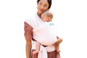 Moby Wrap Baby Carrier | Classic | Baby Wrap Carrier for Newborns & Infants | #1 Baby Wrap | Baby Gift | Keep Baby Safe & Secure | Adjustable for All Body Types | Perfect for Mom & Dad | Rose Quartz