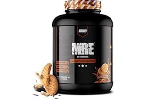 REDCON1 MRE Protein Powder, Peanut Butter Cookie - Meal Replacement Protein Blend Made with MCT Oil & Whole Foods - Protein with Natural Ingredients to Aid in Muscle Recovery (25 Servings)