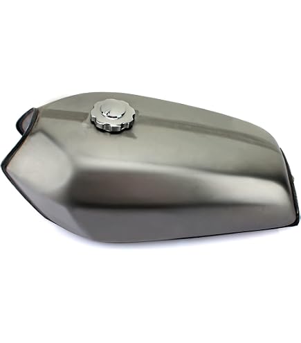 The Skyline Cafe Racer Gas Tank – Raw Steel, Unpainted – 2.4gal Universal Fit For Scramblers & Bobbers