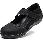 Women's Comfortable Mary Jane Flats - Women Oxford Shoes Leather Round Toe Flats - Fashionable Casual Dress Shoes