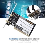 fasient 300Mbps Dual Band WiFi Card AR9220 PCIe 2.4/5GHz 802.11n for Win view 4
