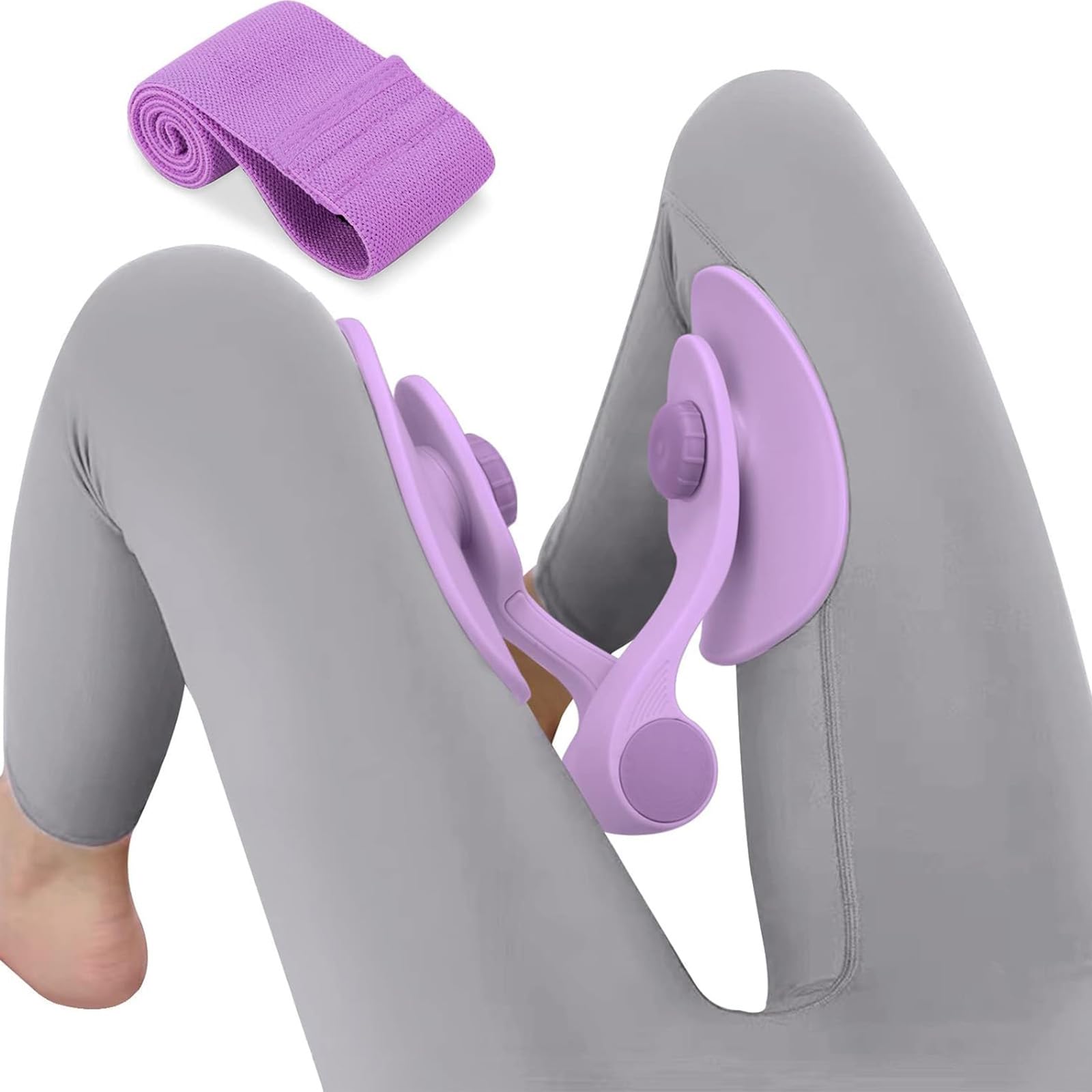Pelvic Floor Abductor, Training Equipment, 35.5 lbs (16 kg) Tension, Pelvic Training, Thighs, Muscle Training, Slimming, Leg Grips, Pelvic Correction, Beautiful Butt, Thigh Strength, Multifunctional