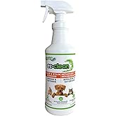ez-clean Advanced Odor Remover- Highly Concentrated Bio Enzyme Pet Odor Eliminator for Dog, Cat, and Small Animal Urine Indoo