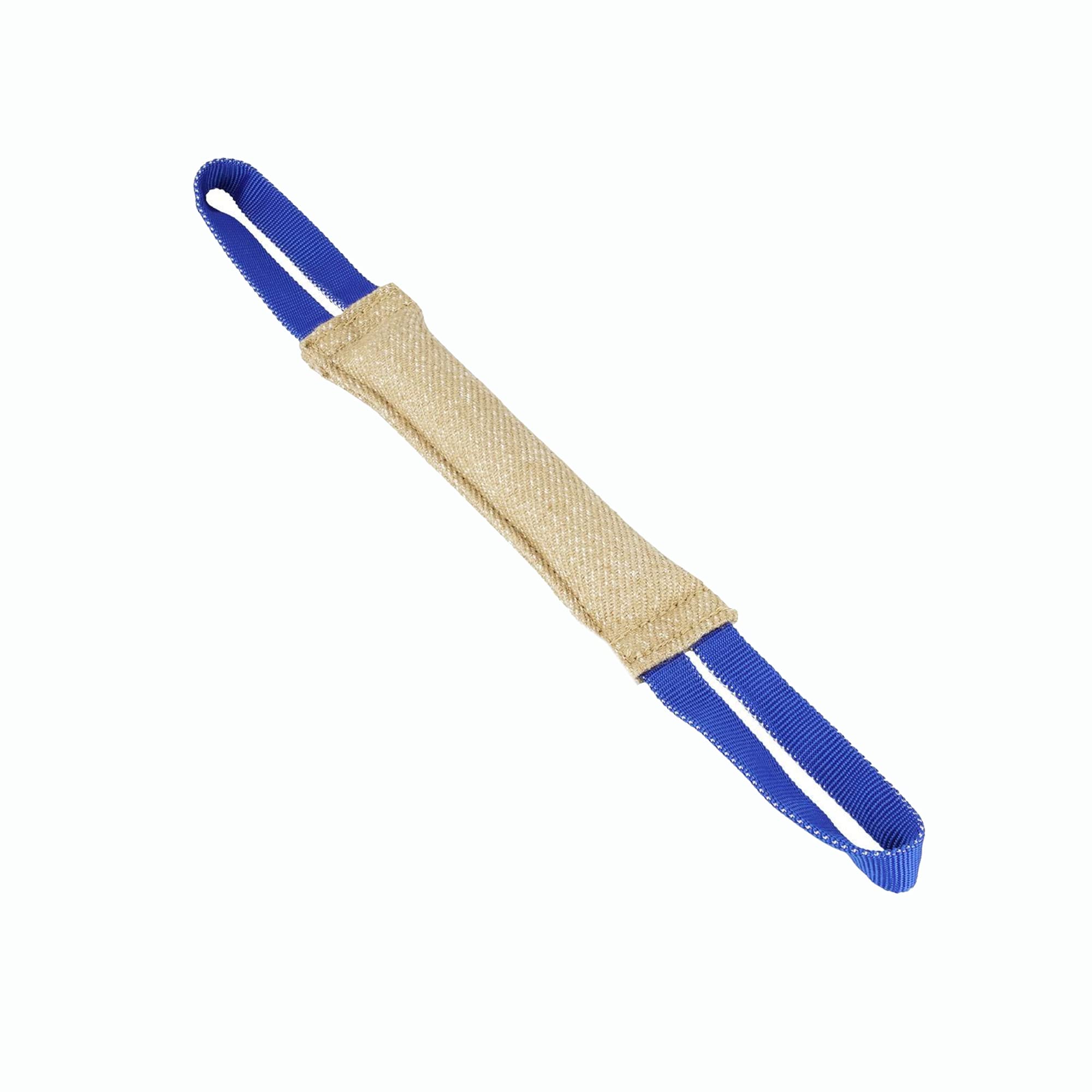 Herm Sprenger - Jute Dog Tug Toy - Jute Dog Training Tool with 2 Handles for Training, Interactive Play, Tough Tug of War, for Small Medium Large Breeds (Small)