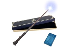 Light Up Magic Wizard Wand Rechargeable Illuminating Toy for Kids Witch Collection Cosplay Accessories (Rhizome)