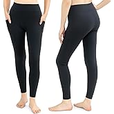 SATINA Women's High Waisted Workout Yoga Leggings