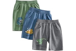 FVZKAR Fruitsunchen Toddler Baby Boys Girls Shorts 100% Cotton Knit Cargo Summer Shorts Loose Shorts