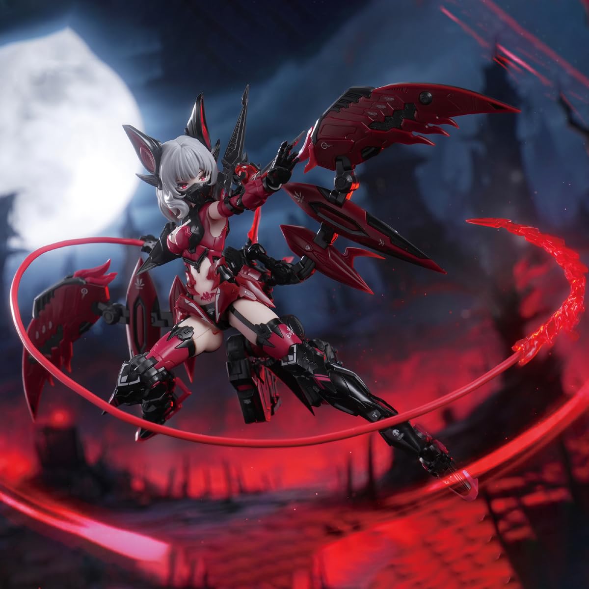 HiPlay E-Model Plastic Model Kits: Endless Night Camilla Collector's Version, A.T.K Girl, Mecha Musume, Anime Style 1:12 Scale Collectible Action Figures EM2023006YC