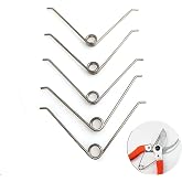 5pcs Compression Spring Stainless Steel Small Torsion Spring V Shape Torsional Spring for Repair Woodworking DIY,Pruners, Trimming Scissors