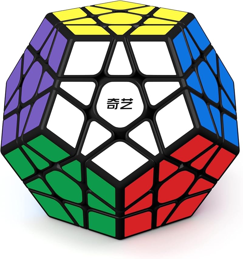ROXENDA Dodecahedron Cube Pentagon Speed Cube Black