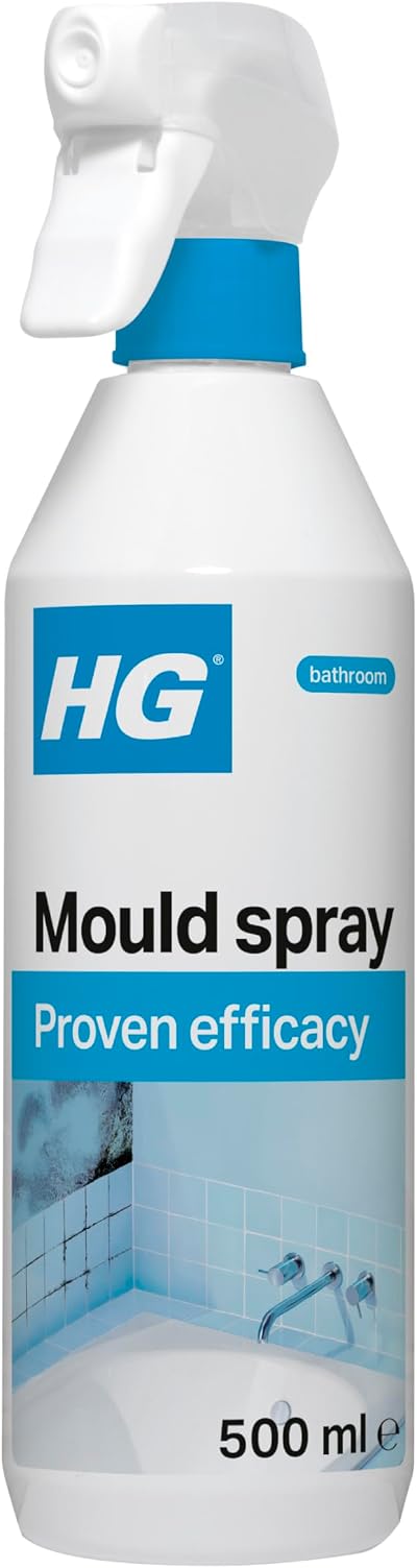 HG Mould Spray 500ml Powerful Mould & Mildew Remover for Bathrooms
