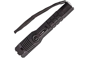 AVENGER DEFENSE 2-in-1 Stun Gun Flashlight-Rechargeable Stun Gun for self Defense Men Women-Palm Sized-Shockwave Mini Tactical Stungun-280-Lumen-Super Strength Power-Multiple Light Modes-Holster & Charging Cable