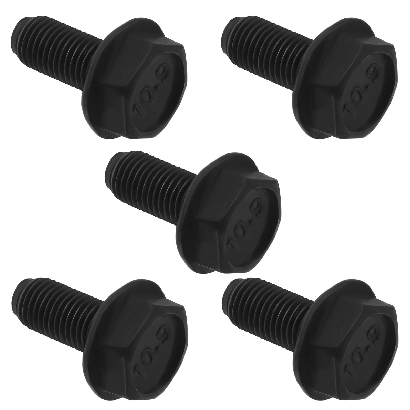 SG Store 5pcs M8x18mm Bicycle Crank Arm Bolts Mountain Road Bike Crank Bolt Bottom Bracket Replacement for Crankset Repair, Black